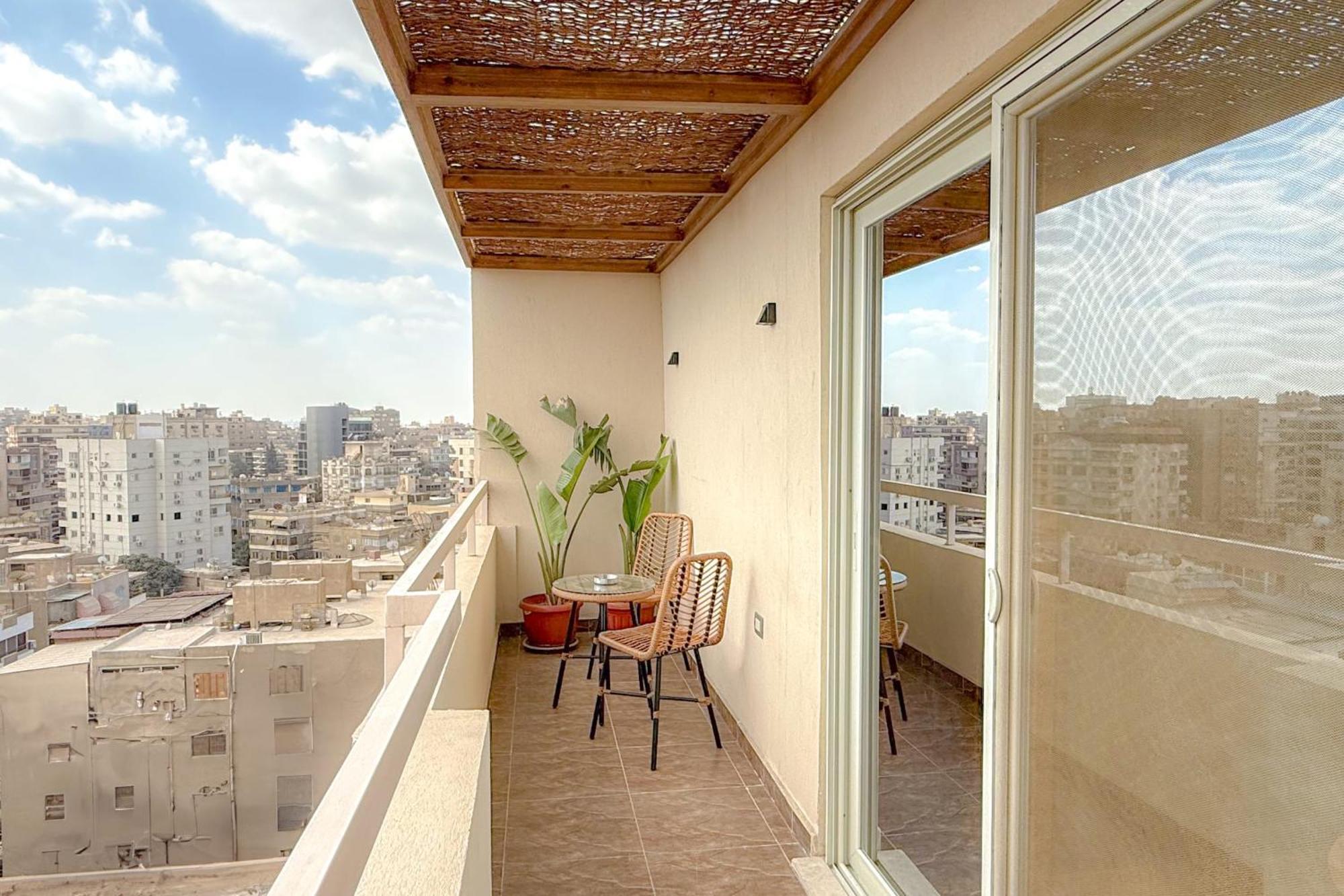 The 1bdr Rustic Rooftop W Wow Outdoor Terrace Apartment Cairo
